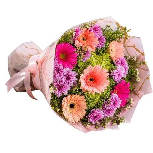 Pastel Gerbera Garden Bouquet by Yalu Yalu | Delivery in Sri Lanka