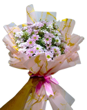 Pink Chrysanthemum Bouquet by Yalu Yalu | Delivery in Sri Lanka