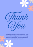 Thank You Greeting Card Yalu Yalu