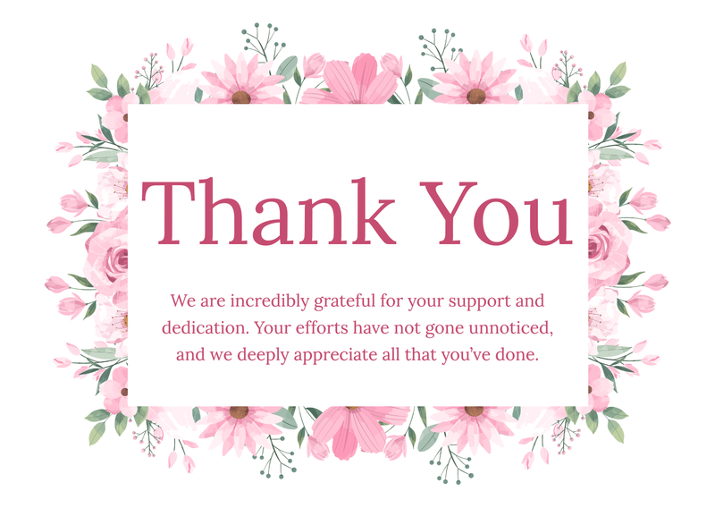 Thank You Greeting Card Yalu Yalu