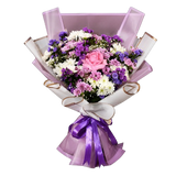 Purple Blossom Rose Bouquet by Yalu Yalu | Delivery in Sri Lanka