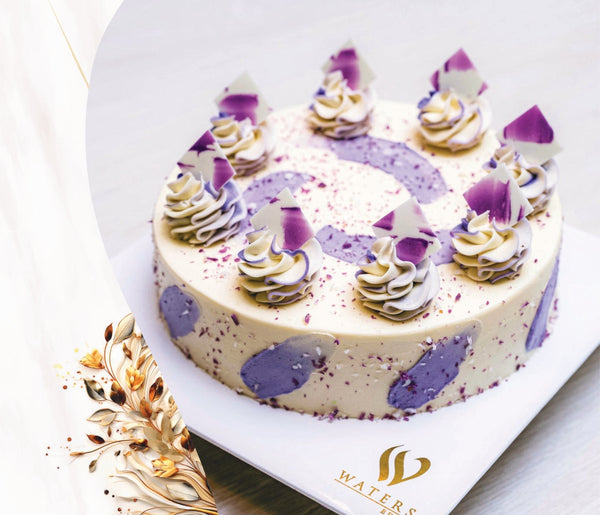 Cake Ribbon Edge Ribbon Cake With Butter Icing by Waters Edge