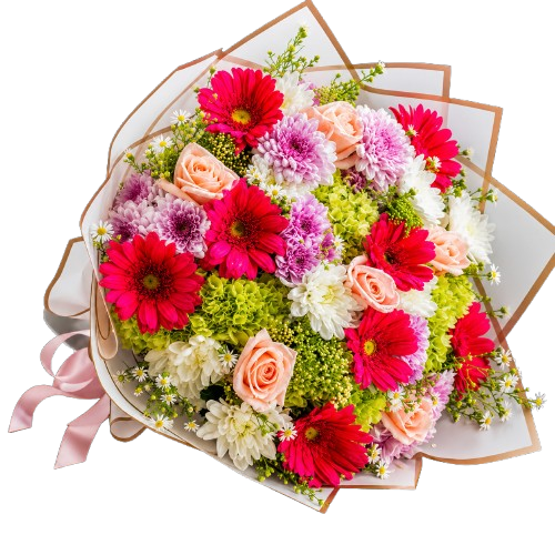 Radiant Garden Bloom Bouquet by Yalu Yalu | Delivery in Sri Lanka