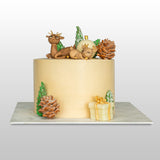Winter Raindear Ribbon Cake by Hotel Kingsbury | Delivery in Sri Lanka