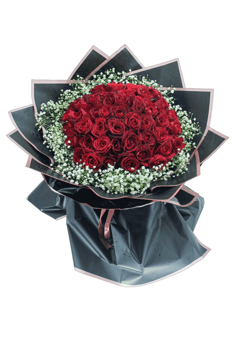 Red romance Red Roses Flower Bouquet by YaluYalu - yaluyalu