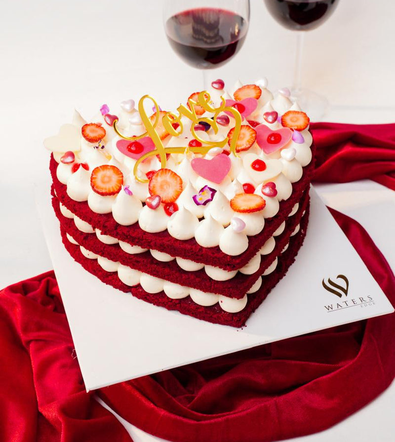 Red velvet Romance by Hotel Waters Edge | Yalu Yalu | Delivery in Sri Lanka