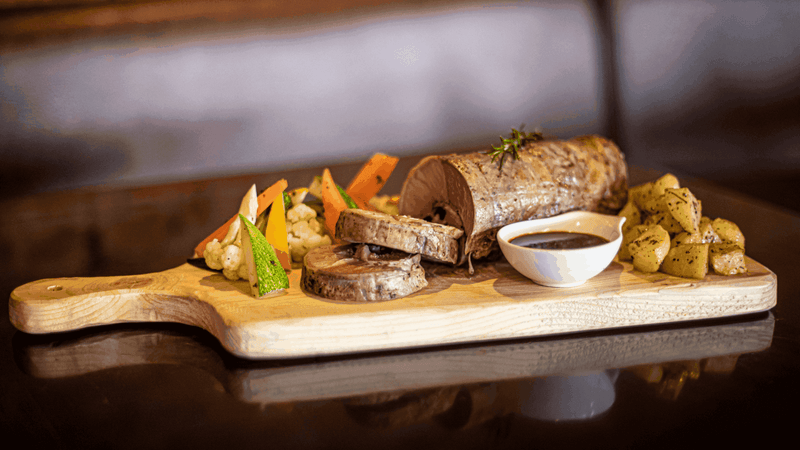 Roasted Lamb Roulade by Waters Edge - yaluyalu