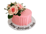 Rose Flower Birthday Cake by Yalu Yalu