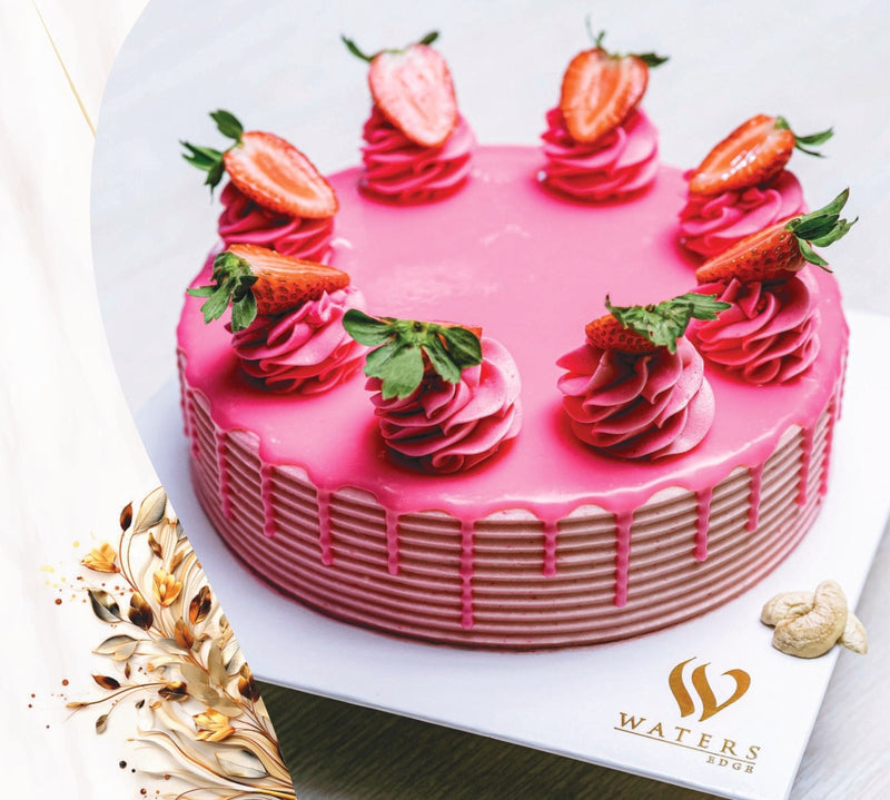 Strawberry Nougat Cake by Hotel Waters Edge | Home Delivery by YaluYalu
