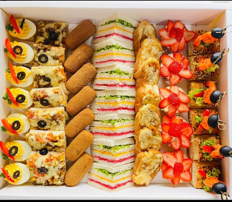 Savoury Platter 10 (42 Pcs) by YaluYalu | Party Platter | Online Menu Savoury Platter | Cocktail Platter