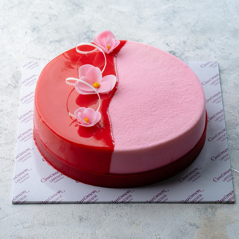 Strawberry Rose Cake by Cinnamon Lakeside Colombo | Home Delivery by Yalu Yalu | Send Cakes to Sri Lanka