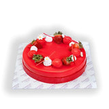 Strawberry Mousse Cake by Cinnamon Lakeside
