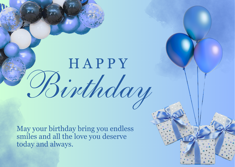 Happy Birthday Greeting Card by Yalu Yalu