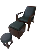 3-Piece Teak Wood Massage Chair Set by Yalu Yalu