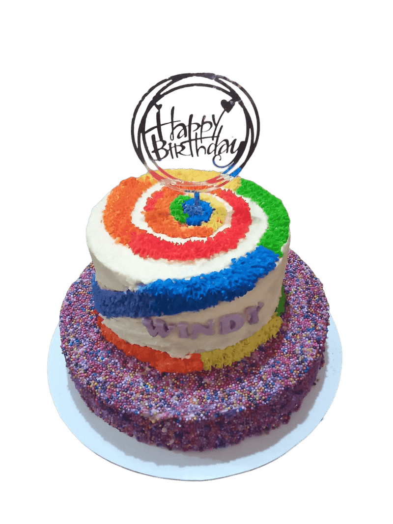 Vanilla 3Kg Birthday Cake by Yalu Yalu Galle Outlet - yaluyalu