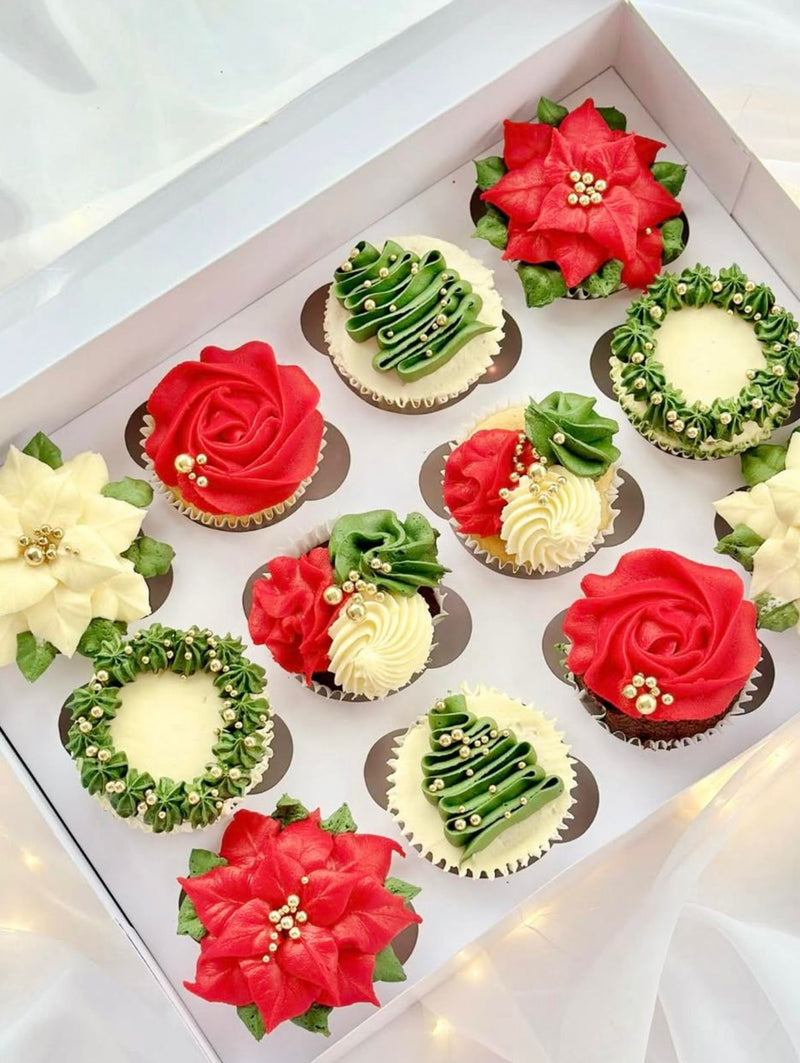 Christmas Magic Cupcake Box by Yalu Yalu | Delivery in Sri Lanka