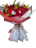 Crimson Love Rose Bouquet by Yalu Yalu | Delivery in Sri Lanka