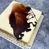 White Chocolate Fudge Cake by Fab