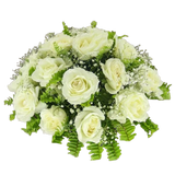 White roses Sympathy Bouquet