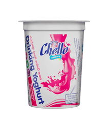 Chello Dairy Strawberry Flavored Drinking Yoghurt Cup 180ml by YaluYalu - yaluyalu