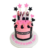 Blackpink Girl Group Theme Chocolate Birthday Cake By YaluYalu