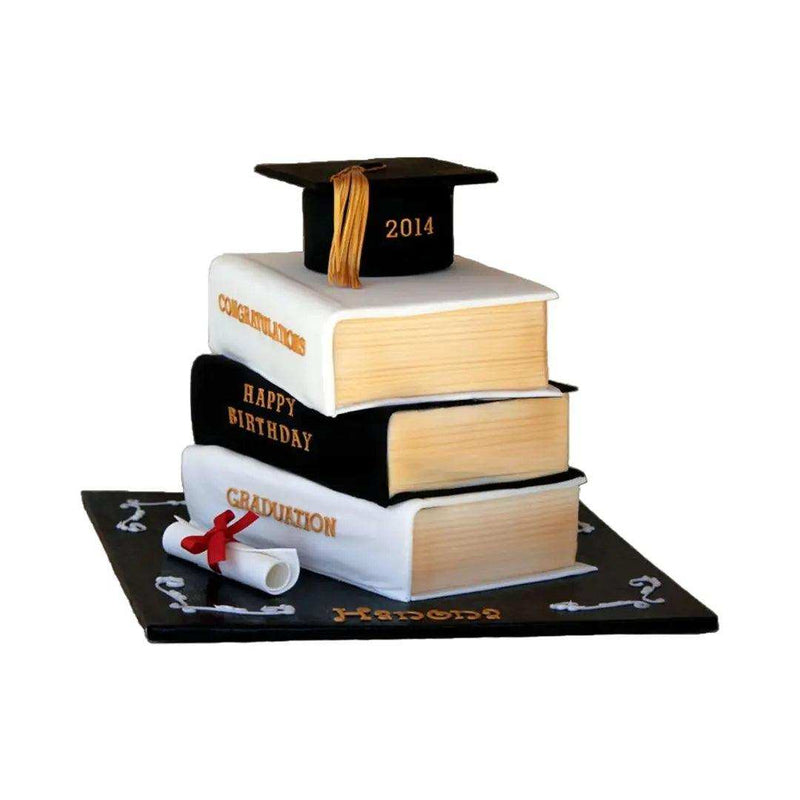Book Collection Cake by Yalu Yalu - yaluyalu