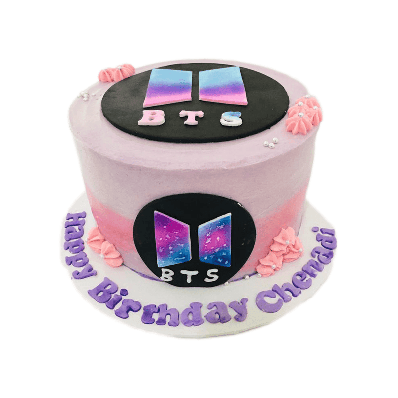 BTS Birthday Cake by Yalu Yalu 2Kg - yaluyalu
