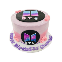 BTS Birthday Cake by Yalu Yalu 2Kg - yaluyalu