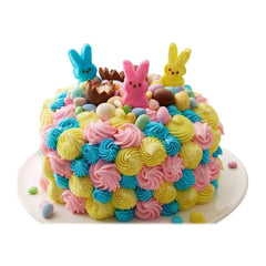 Floral Easter Bunny Ribbon Cake by Yalu Yalu - yaluyalu