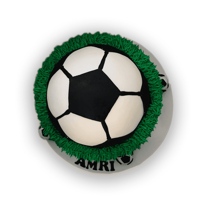 Football Birthday Cake by Yalu Yalu 1.5Kg - yaluyalu