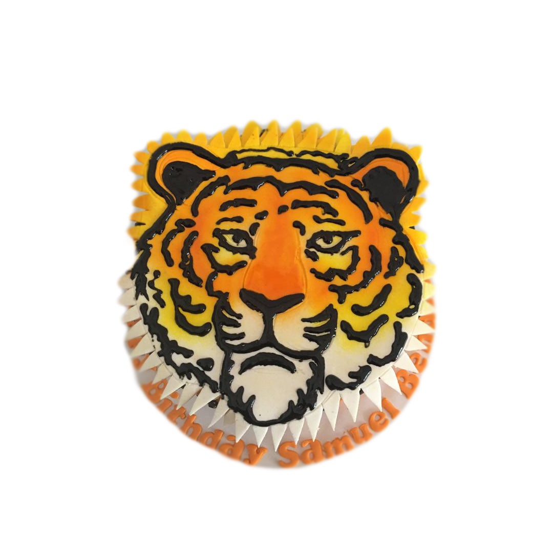 Tiger Theme Designer Birthday Cake by Yalu Yalu