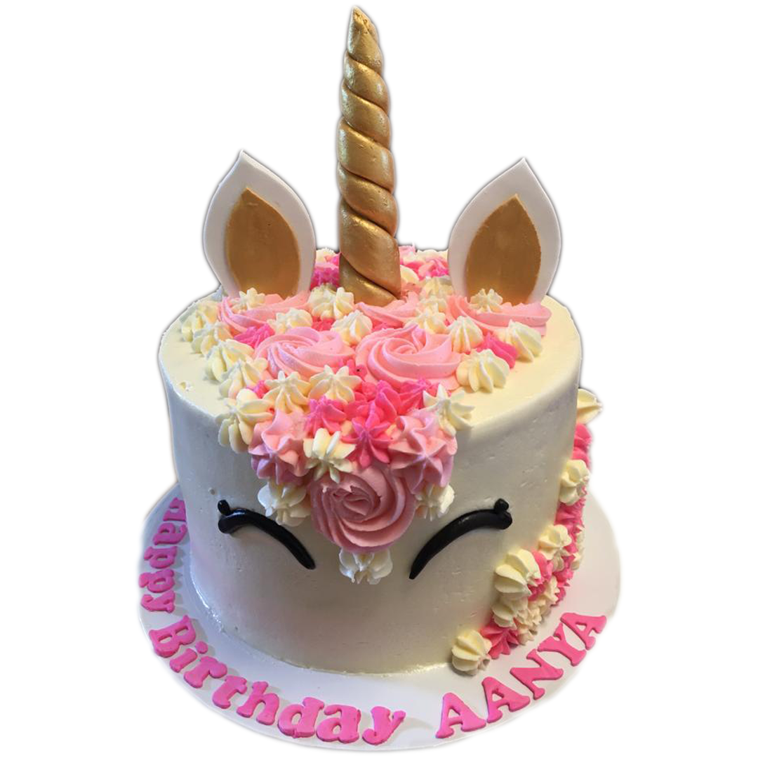 Unicorn Birthday Ribbon Cake by Yalu Yalu yaluyalu