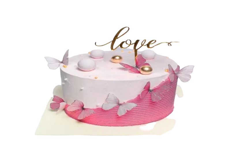 Sweetheart's Strawberry Temptation Valentine Cake by Hotel Waters Edge