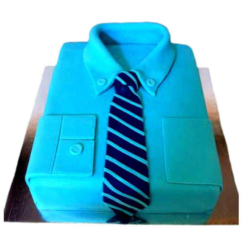 Shirt & Tie Designer Ribbon Cake by Yalu Yalu - yaluyalu