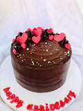 Double Chocolate Ganache Designer Cake yaluyalu