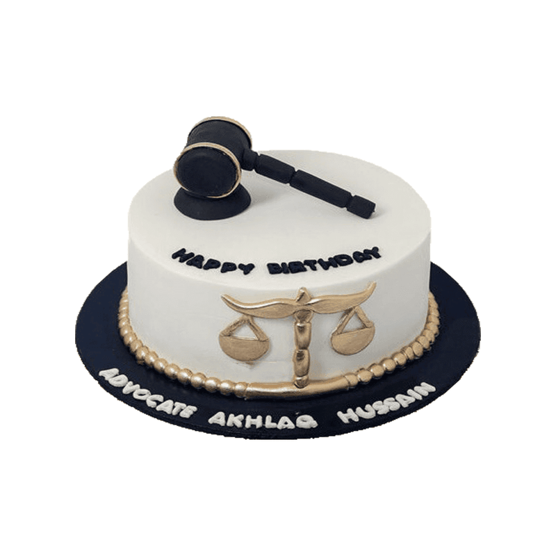 Special Ice Cream Cake for a Lawyer by Yalu Yalu - yaluyalu