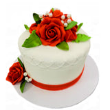 Rose Ribbon Cake by Yalu Yalu