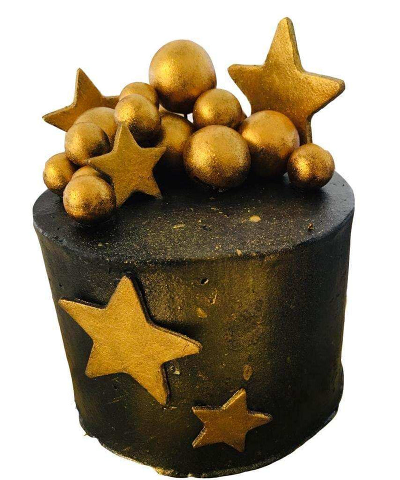 Golden Galaxy Birthday Cake by Yalu Yalu - yaluyalu