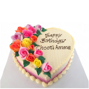 Flower Birthday Ribbon Cake by Yalu Yalu 1Kg yaluyalu