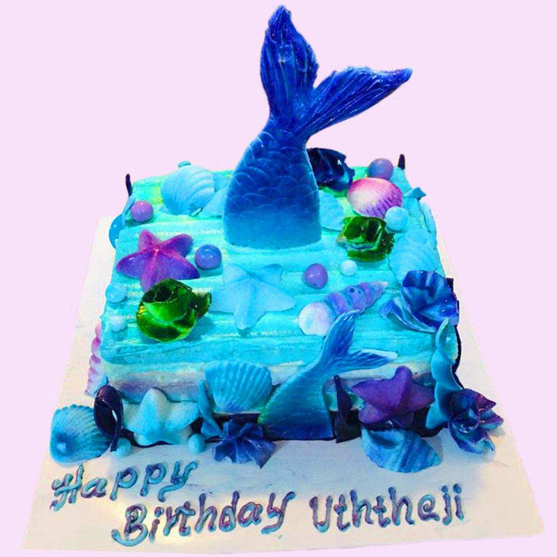 Mermaid Designer Cake by Yalu Yalu - yaluyalu