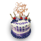 Happy Birthday Ribbon Cake by Yalu Yalu