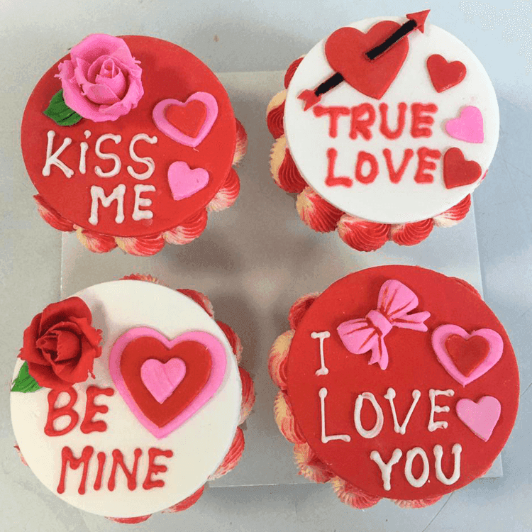 Valentine Cupcakes by Yalu Yalu - yaluyalu