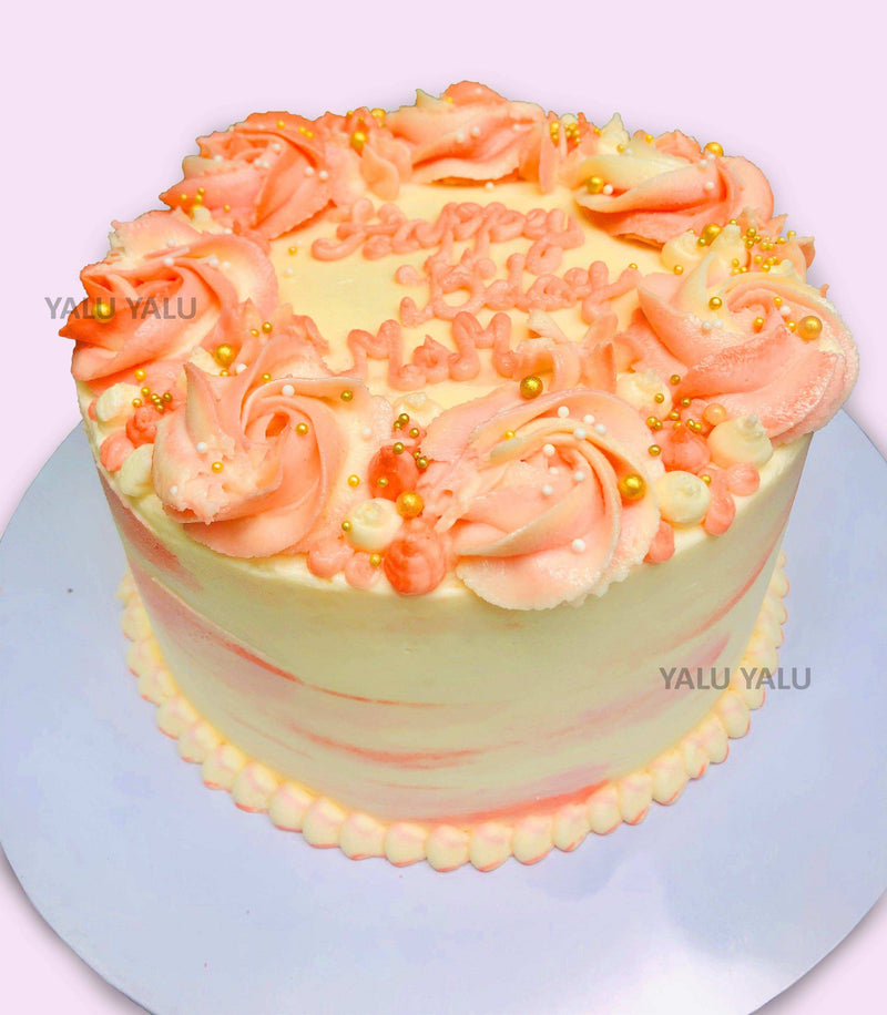 Vanilla Butter Icing Cake - yaluyalu