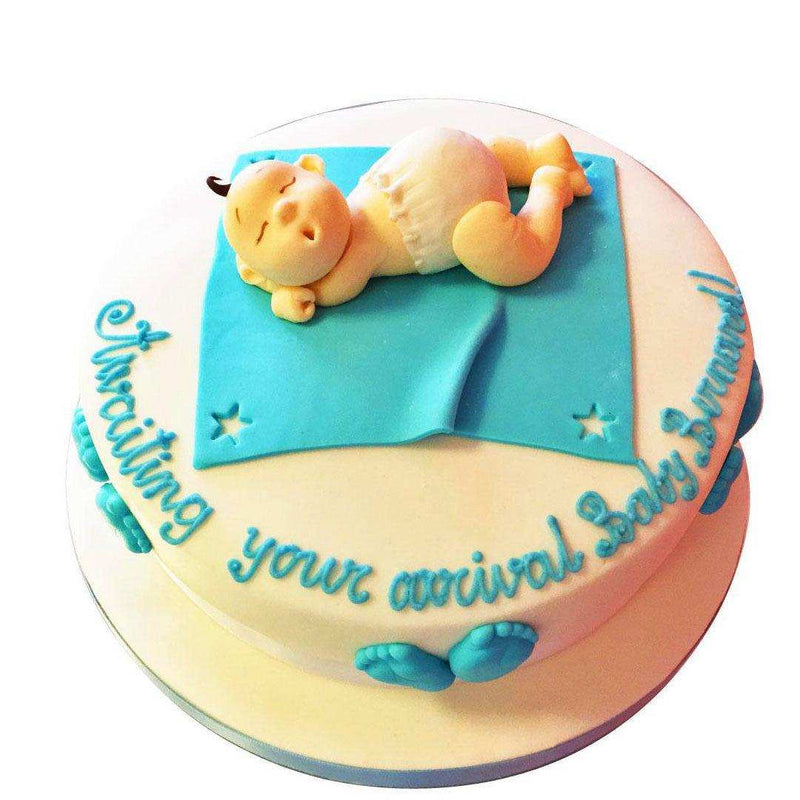 Sleeping Baby Birthday Cake by Yalu Yalu - yaluyalu