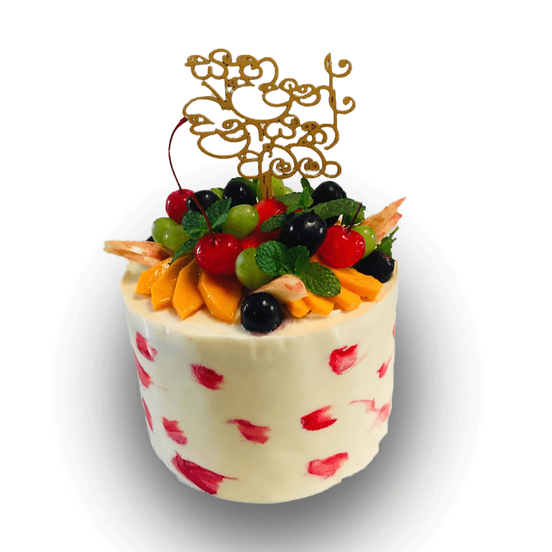 Birthday Fruit Cake by Yalu Yalu 1.5Kg yaluyalu
