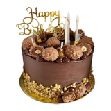 Nutty Chocolate Birthday Cake by Yalu Yalu