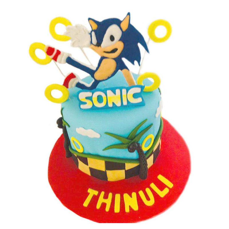 Sonic Boom Designer Ribbon Cake by Yalu Yalu - yaluyalu