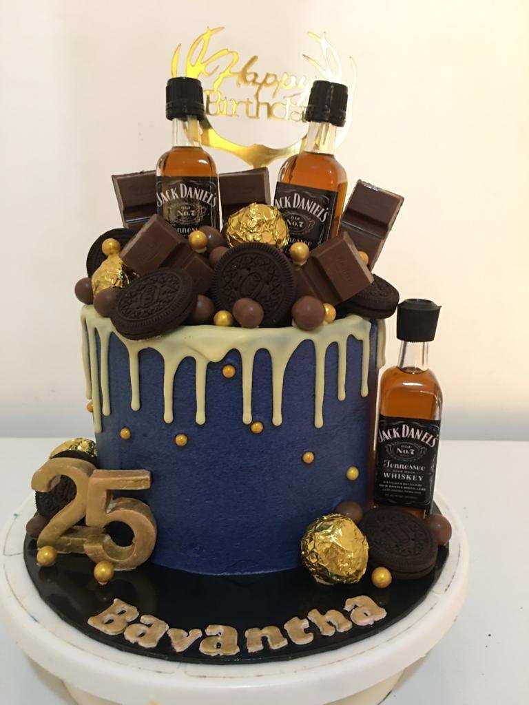 Jack Daniels Chocolate Birthday Cake by Yalu Yalu - yaluyalu