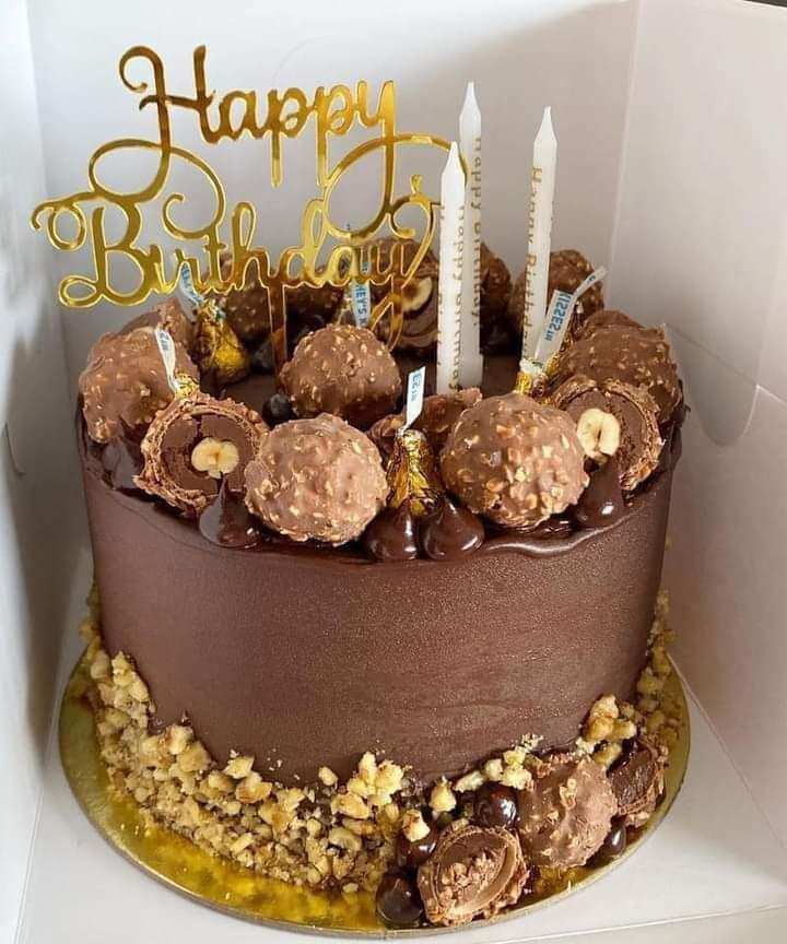 Nutty Chocolate Birthday Cake by Yalu Yalu - yaluyalu