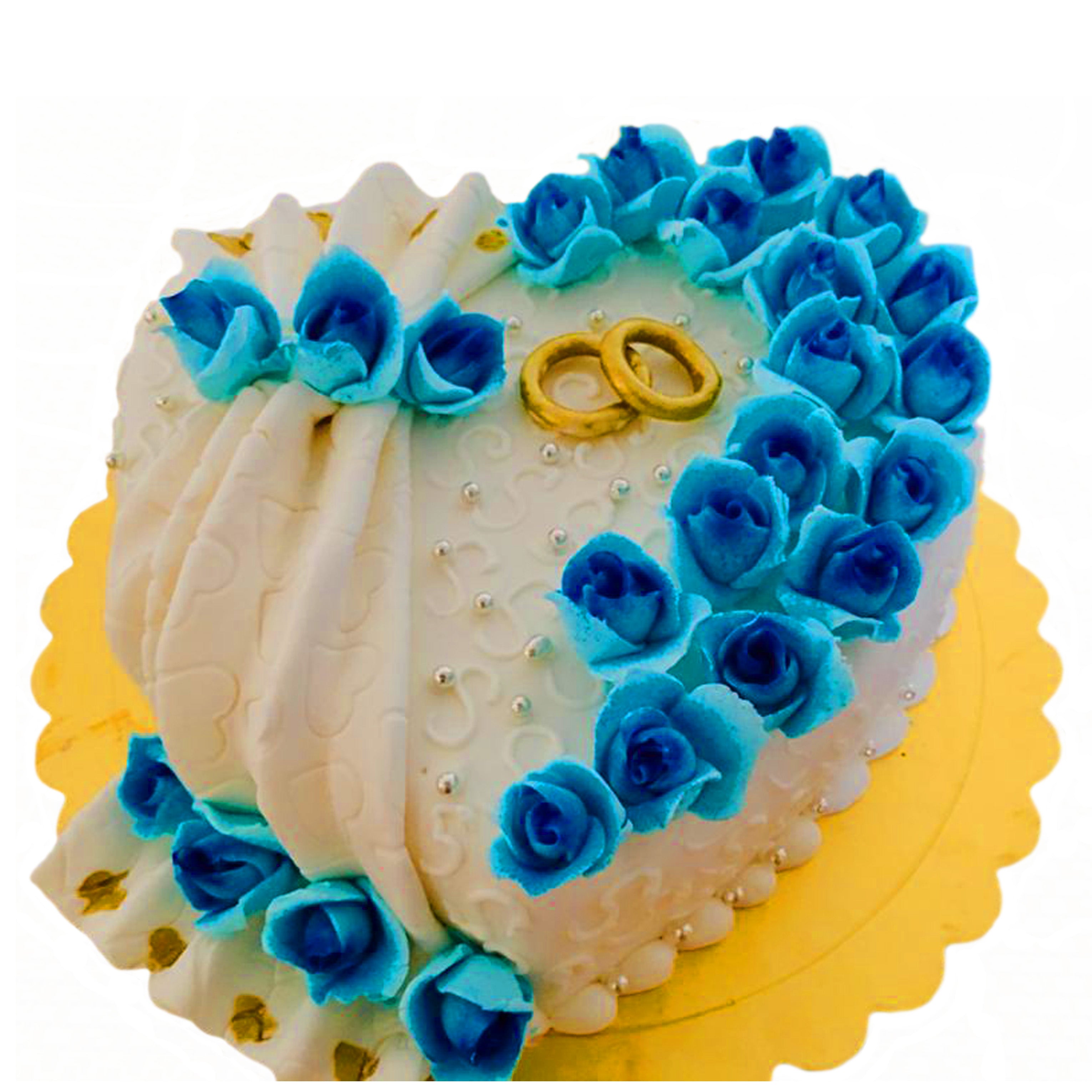 Engagement cake design in Dubai